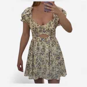 Altar’d State Blue and Yellow Floral Sundress